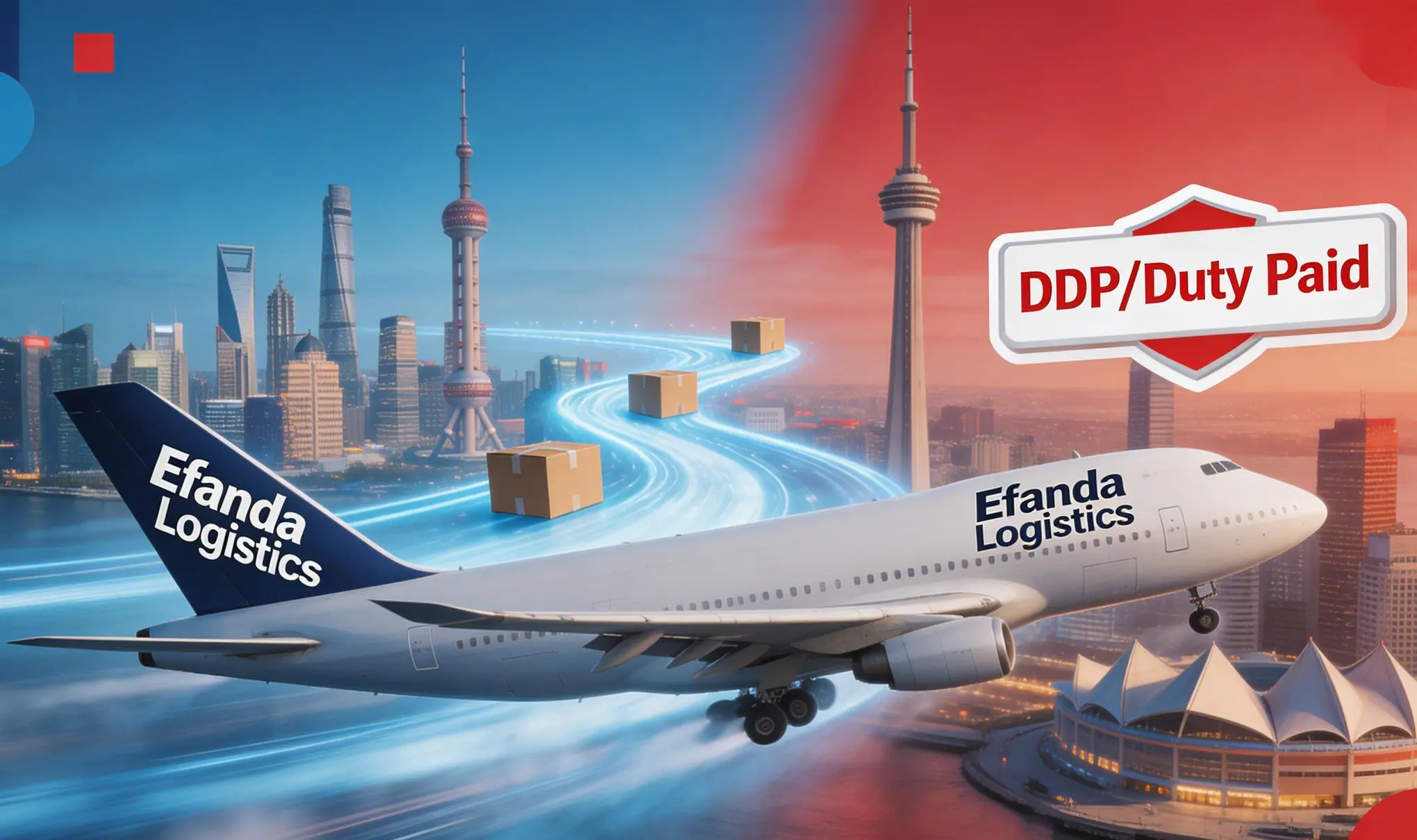 DDP Air Shipping from China to Canada
