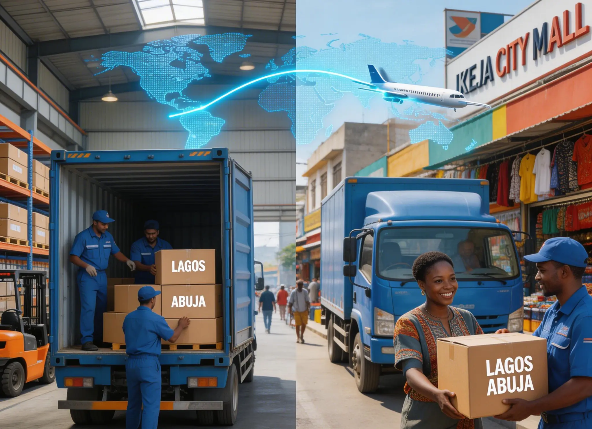 Door to Door Shipping from China to Nigeria
