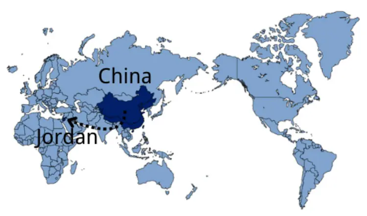 Shipping From China to Jordan