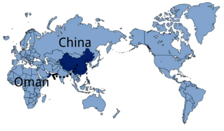 Shipping From China to Oman