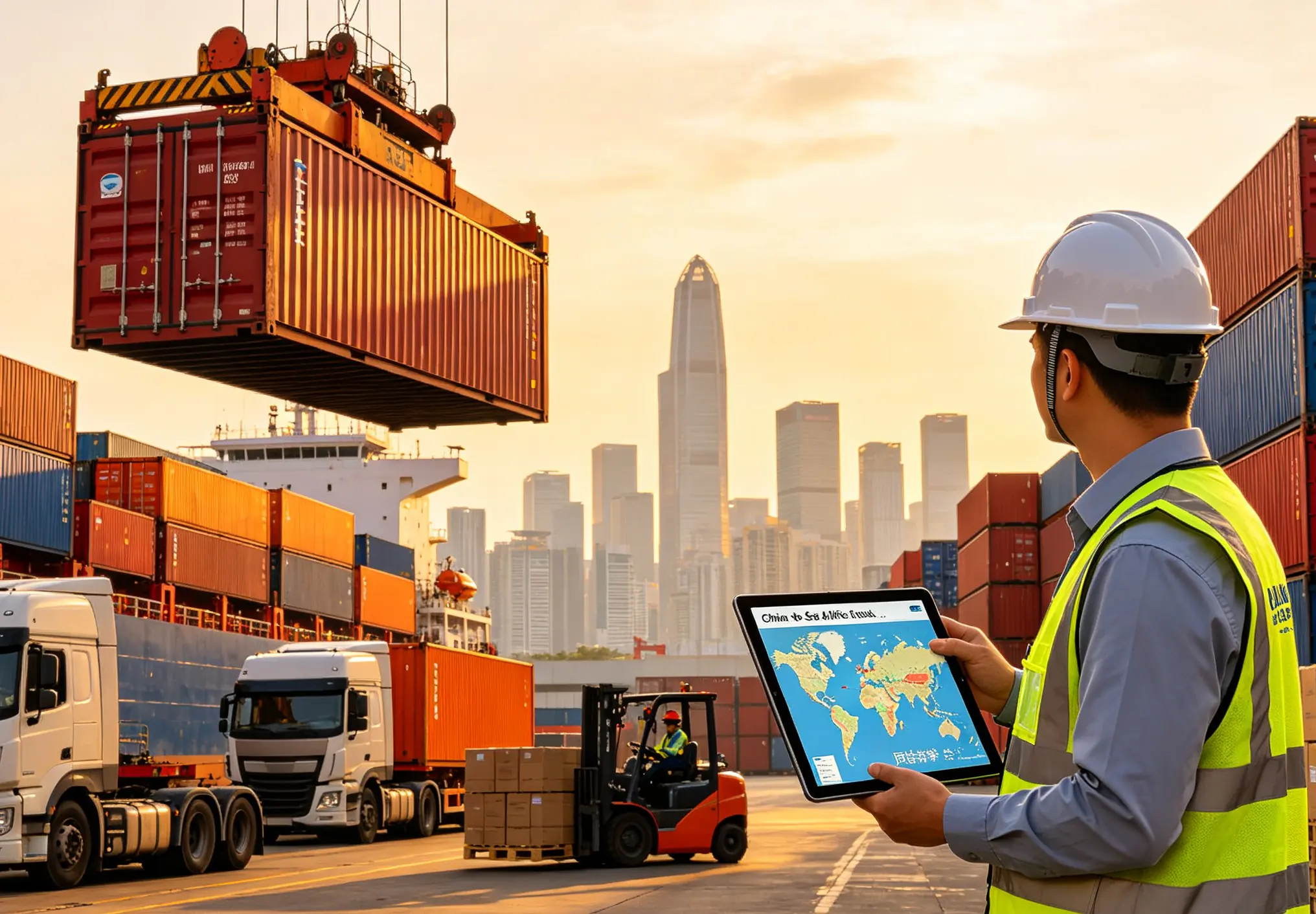 Door to Door Shipping from China to South Africa